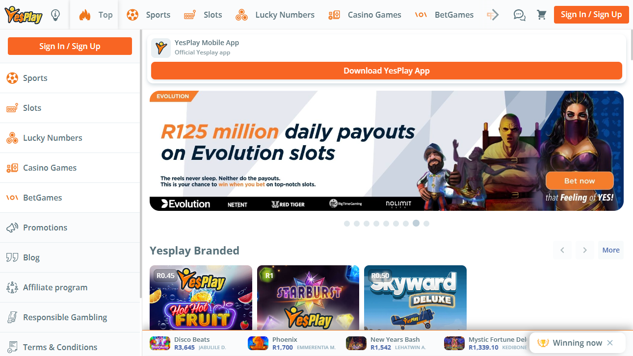 YesPlay desktop screenshot 1